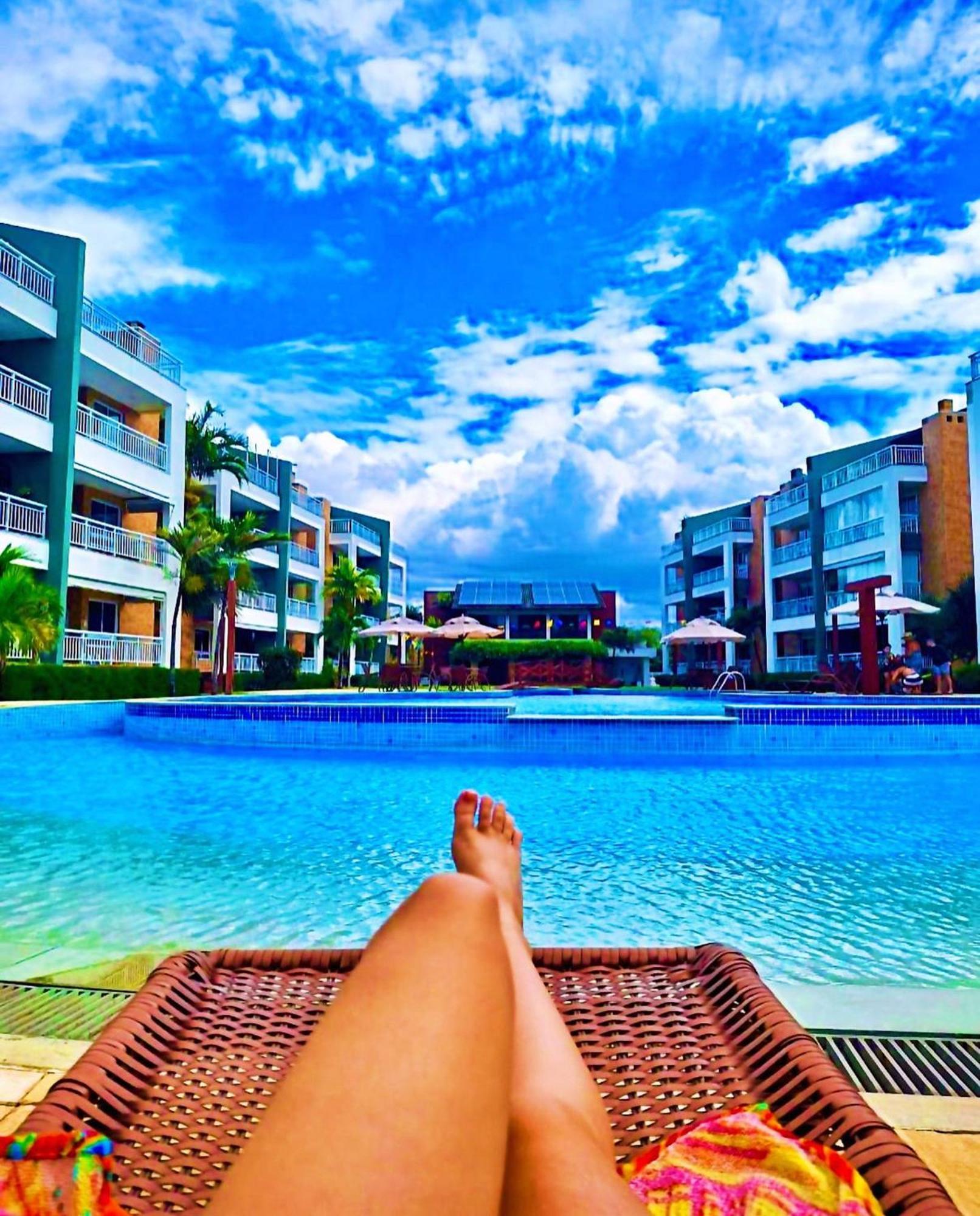 Terramaris - Aptos Vista Mar, Pe Na Areia, Vizinho Ao B Park Aquiraz Zewnętrze zdjęcie