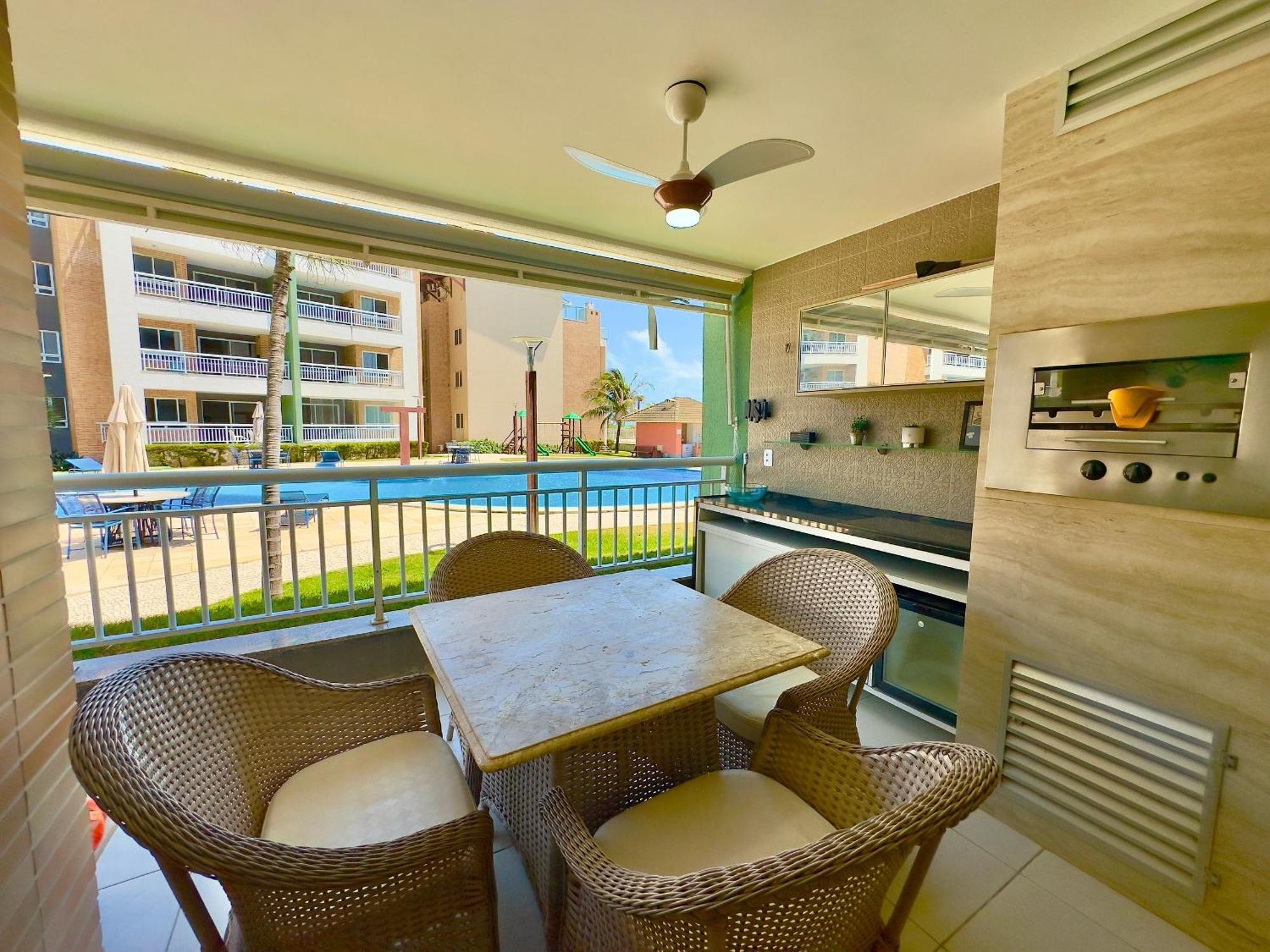 Terramaris - Aptos Vista Mar, Pe Na Areia, Vizinho Ao B Park Aquiraz Zewnętrze zdjęcie
