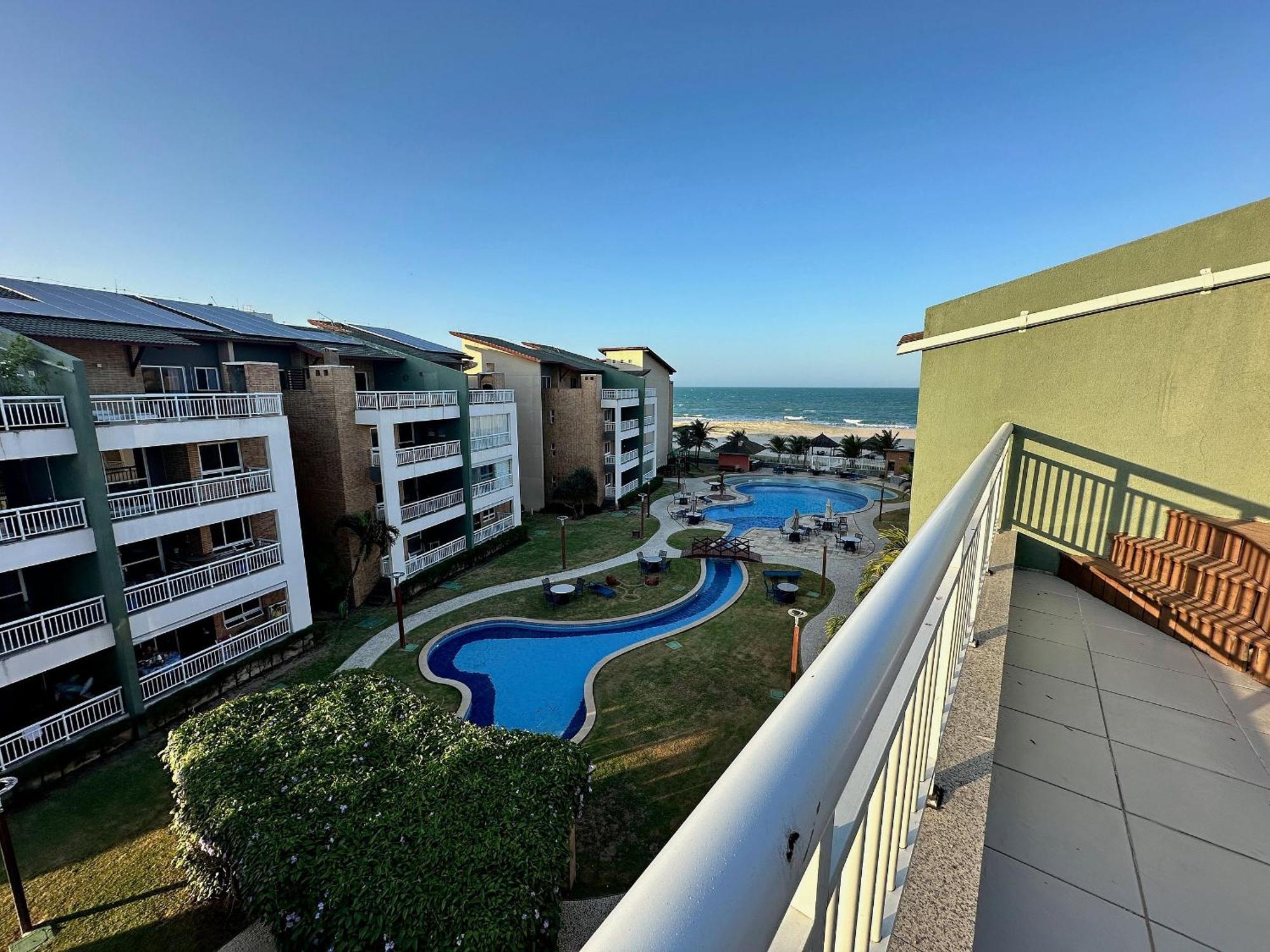 Terramaris - Aptos Vista Mar, Pe Na Areia, Vizinho Ao B Park Aquiraz Zewnętrze zdjęcie