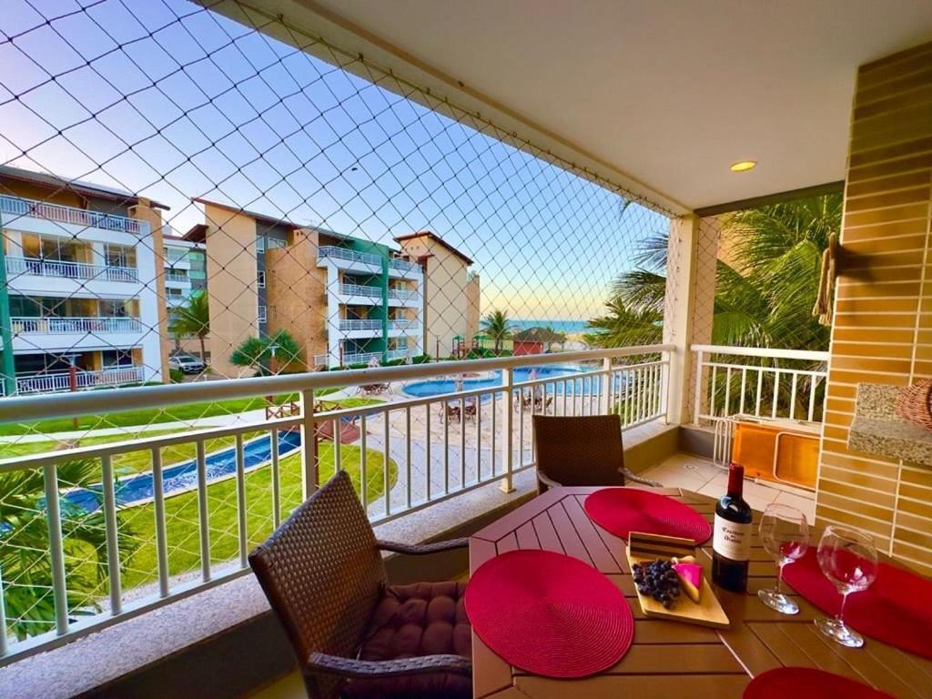 Terramaris - Aptos Vista Mar, Pe Na Areia, Vizinho Ao B Park Aquiraz Zewnętrze zdjęcie