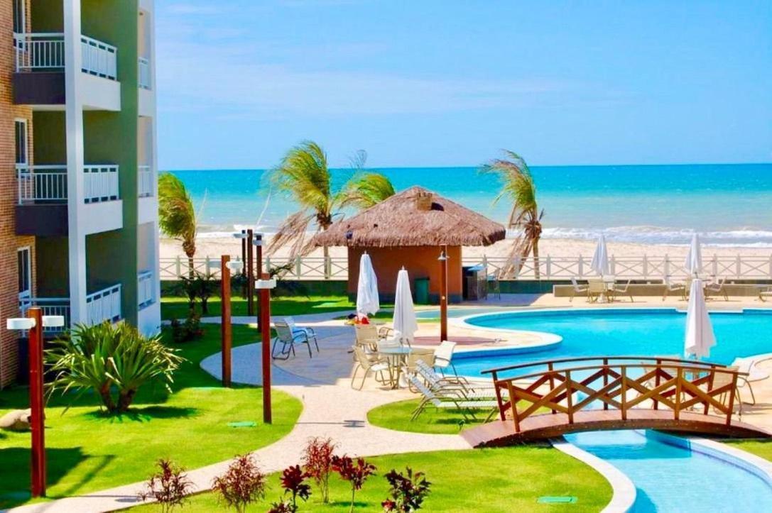Terramaris - Aptos Vista Mar, Pe Na Areia, Vizinho Ao B Park Aquiraz Zewnętrze zdjęcie